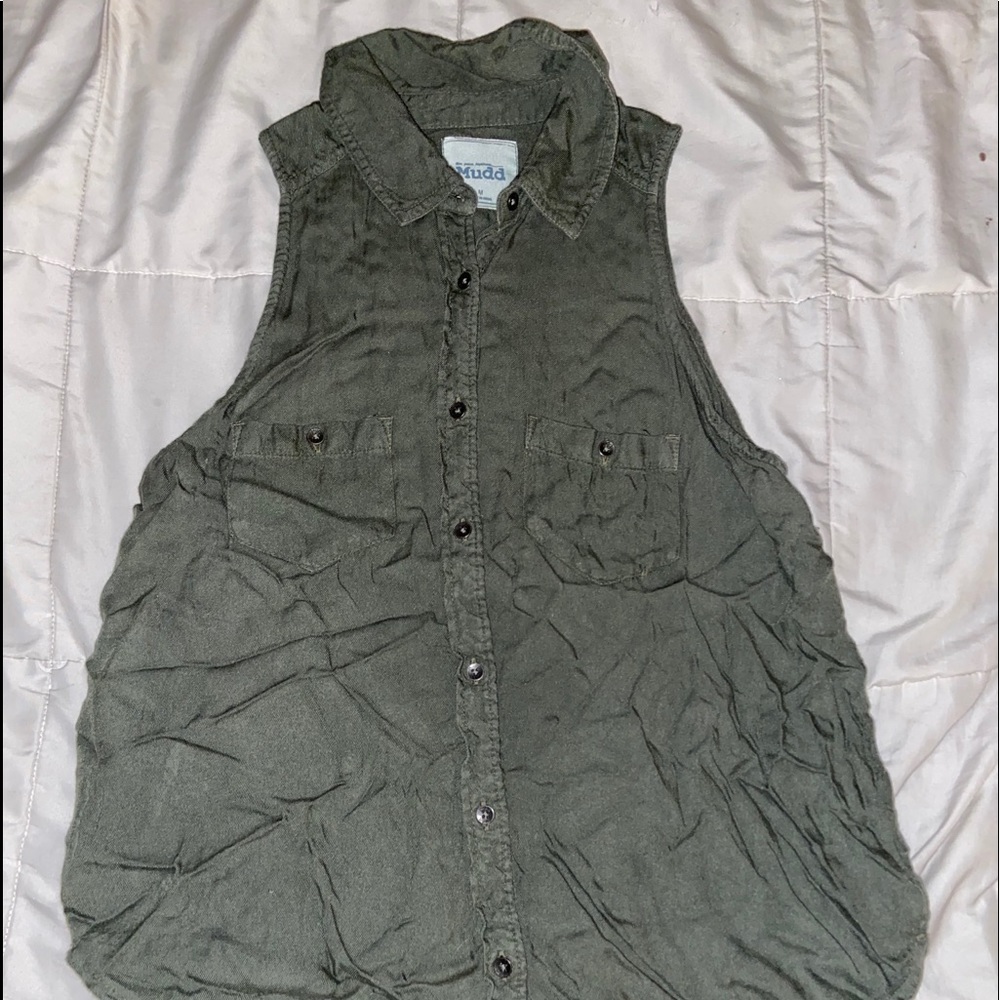 Army green soft tank